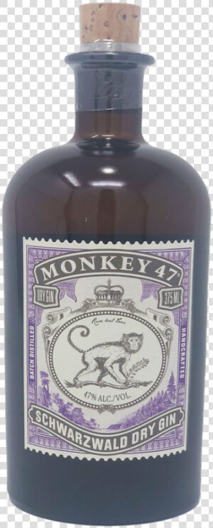 Monkey 47 Dry Gin Germany Schwarzwald 375ml Bottle   Money Gin  HD Png Download