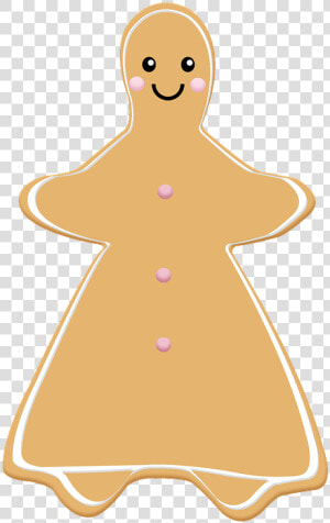 The Gingerbread Man Material Fondant Cookies Free Picture   Illustration  HD Png Download