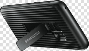 Samsung Galaxy Note 10 Protective Standing Cover Black   Samsung  HD Png Download