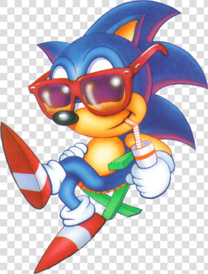Sonic The Hedgehog Relaxing   Sonic The Hedgehog American  HD Png Download