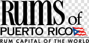 Rums Of Puerto Rico   Calligraphy  HD Png Download