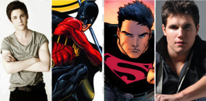 Logan Lerman As Tim Drake And Robbie Amell As Conner   Logan Lerman As Tim Drake  HD Png Download