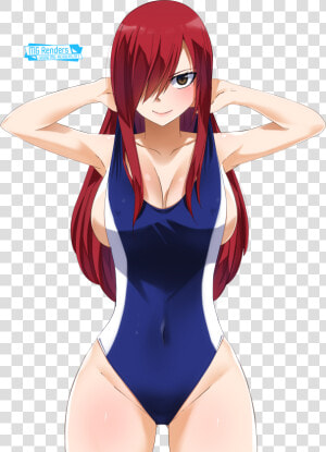 Erza Scarlet Hentai Bikini  HD Png Download