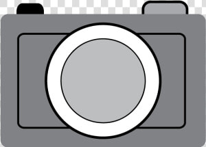 Free Cute Camera Clipart Image   Gray Camera Clipart  HD Png Download