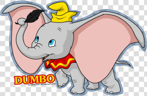 By Ravenevert On Deviantart   Elephant Clipart Dumbo  HD Png Download