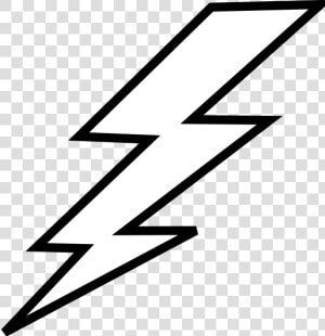 Bolt Clip Art At Clker   Thunderbolt Black And White  HD Png Download