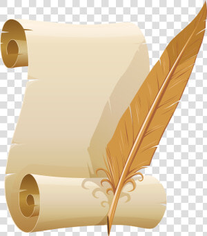Clip Art Collection Of Transparent Download   Fancy Pen And Paper Clipart  HD Png Download
