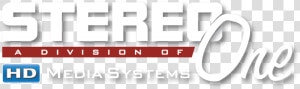 Stereo One Final Logo For Dark Backgrounds   Carmine  HD Png Download