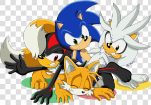 Transparent Twister Png   Sonic Tails And Shadow  Png Download