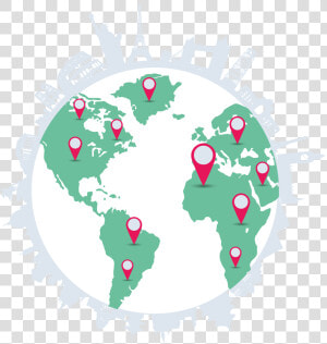 World Map Simpel  HD Png Download