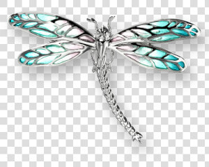 Nicole Barr Designs Sterling Silver Dragonfly Brooch turquoise   Brooch Dragonfly  HD Png Download