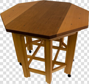 Octagon  Yellow Cedar  Red Cedar Table   End Table  HD Png Download