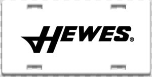Hewes Aluminum License Plate   Graphics  HD Png Download