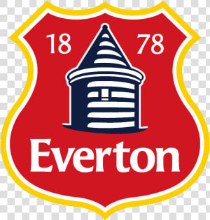 Red Everton Crest Badge Logo   Everton  HD Png Download