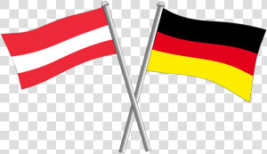 German  Germany  Friendship  Flag  Flags  Austria   German English Exchange  HD Png Download