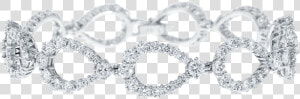 Diamond Loop By Harry Winston  Diamond Bracelet   Sketsa Gambar Perhiasan Emas Satu Set  HD Png Download