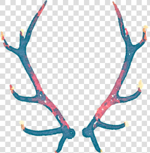 Svg Library Library Free Png Watercolor Antler   Water Color Antlers Png  Transparent Png