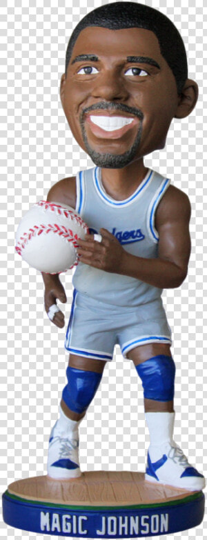 Magic Johnson Dodger Bobblehead  HD Png Download