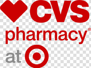 Cvs Pharmacy At Target Logo Stacked   Cvs Pharmacy At Target Logo  HD Png Download