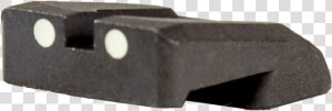Rear Target Sight With White Dots   Wood  HD Png Download
