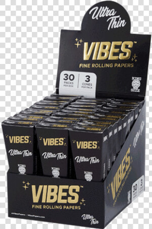 Vibes Cones Box   Vibes Rolling Papers  HD Png Download