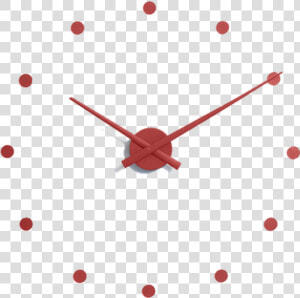 Productimage0   Červené Nástěnné Hodiny  HD Png Download