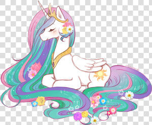 Unicornio Princesa Celestia  HD Png Download