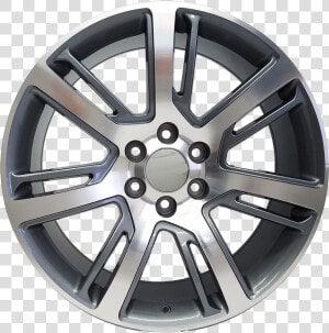 Cadillac Escalade Style  Gunmetal With Machined Face  HD Png Download