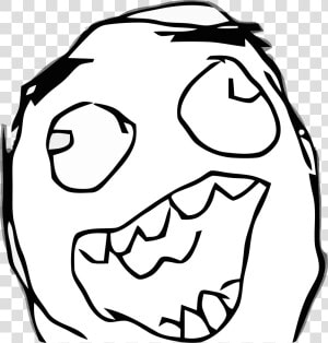 Happy Face Meme Png   Transparent Rage Faces Png  Png Download