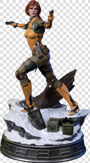 G   I   Joe   Scarlett 1 4 Scale Statue   Gi Joe Scarlett Statue  HD Png Download