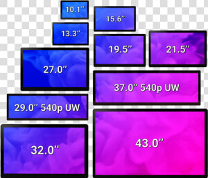 Screen Sizes 01  HD Png Download