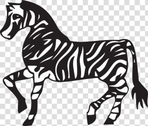Zebra   Zebra Running Clipart Png  Transparent Png
