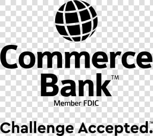 Commerce Bank Logo White  HD Png Download
