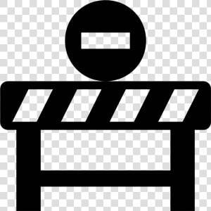 Closure Icon Free Download   Road Block Clip Art  HD Png Download