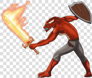 Shirtless Dragonborn  HD Png Download