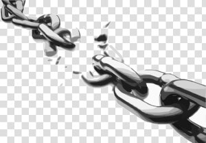 Broken Chain   Transparent Background Broken Chains Png  Png Download
