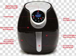 Power Air Fryer Xl 3 2 L  HD Png Download