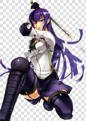 Toxinvictory   Highschool Of The Dead Saeko Png  Transparent Png