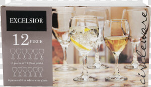 12pc Glass Set Title 12pc Glass Set Itemprop Image   Champagne Stemware  HD Png Download