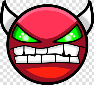 Demon   Geometry Dash Demon Face  HD Png Download