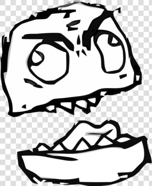 Rage Troll Face Transparent Png  Png Download