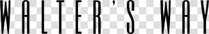 Walter S Way   Black and white  HD Png Download