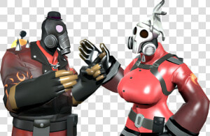 Made A Picture Of Risemonger’s Pyro And Flare  right   HD Png Download