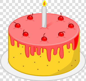Birthday Cake Png Royalty Free Stock   Birthday Cake Gif Png  Transparent Png