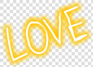  love  textart  wordart  words  text  heart  yellow   Love Png Text Neon  Transparent Png