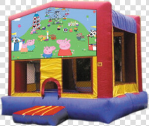 Peppa Pig Jumper   Power Ranger Bounce House  HD Png Download