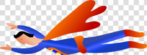 Thumb wing vertebrate   Super Heroi Voando Png  Transparent Png