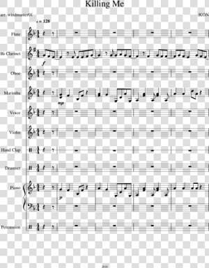Ikon Sheet Music For Flute  Clarinet  Violin  Piano   Ikon Clarinet Sheet Music  HD Png Download