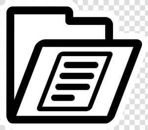 Mono Folder Man Clip Arts   Documents Clipart Png  Transparent Png