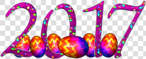 Easter  New Year  2017  Number  Background   Scrapbooking  HD Png Download